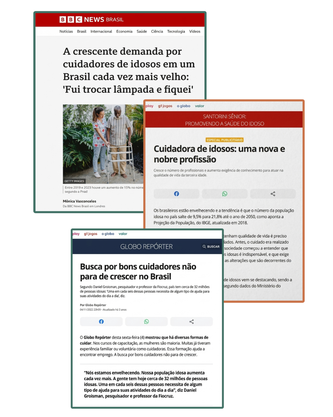 Notícias sobre o mercado de cuidadores