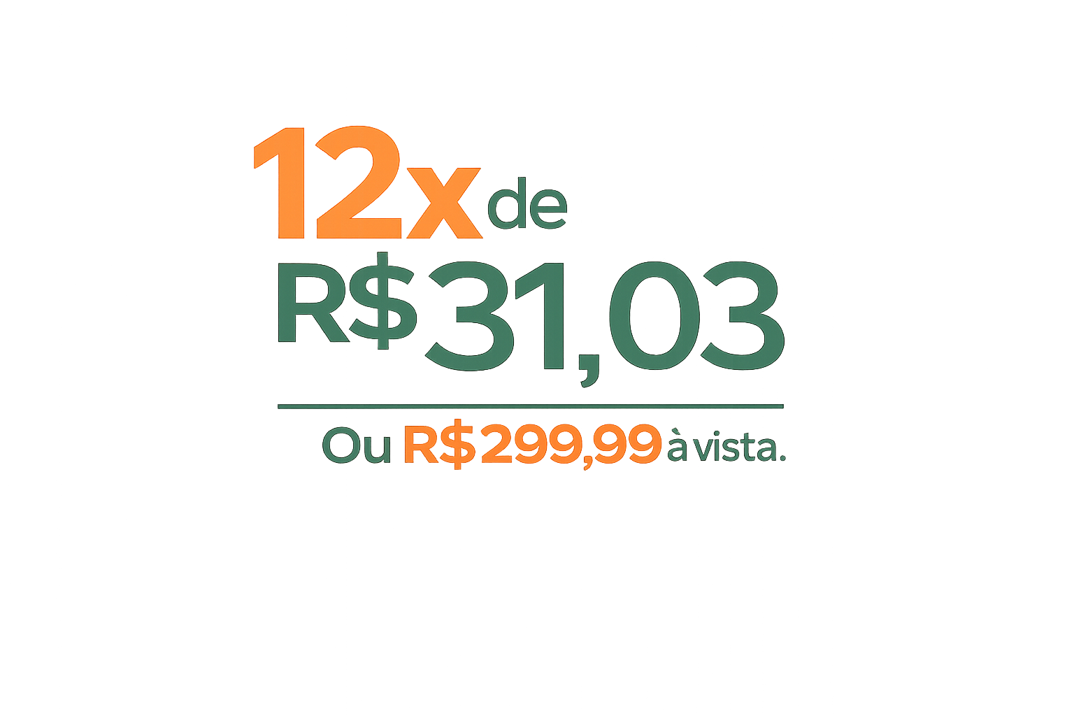 12x de R$ 51,40 ou R$ 497 à vista